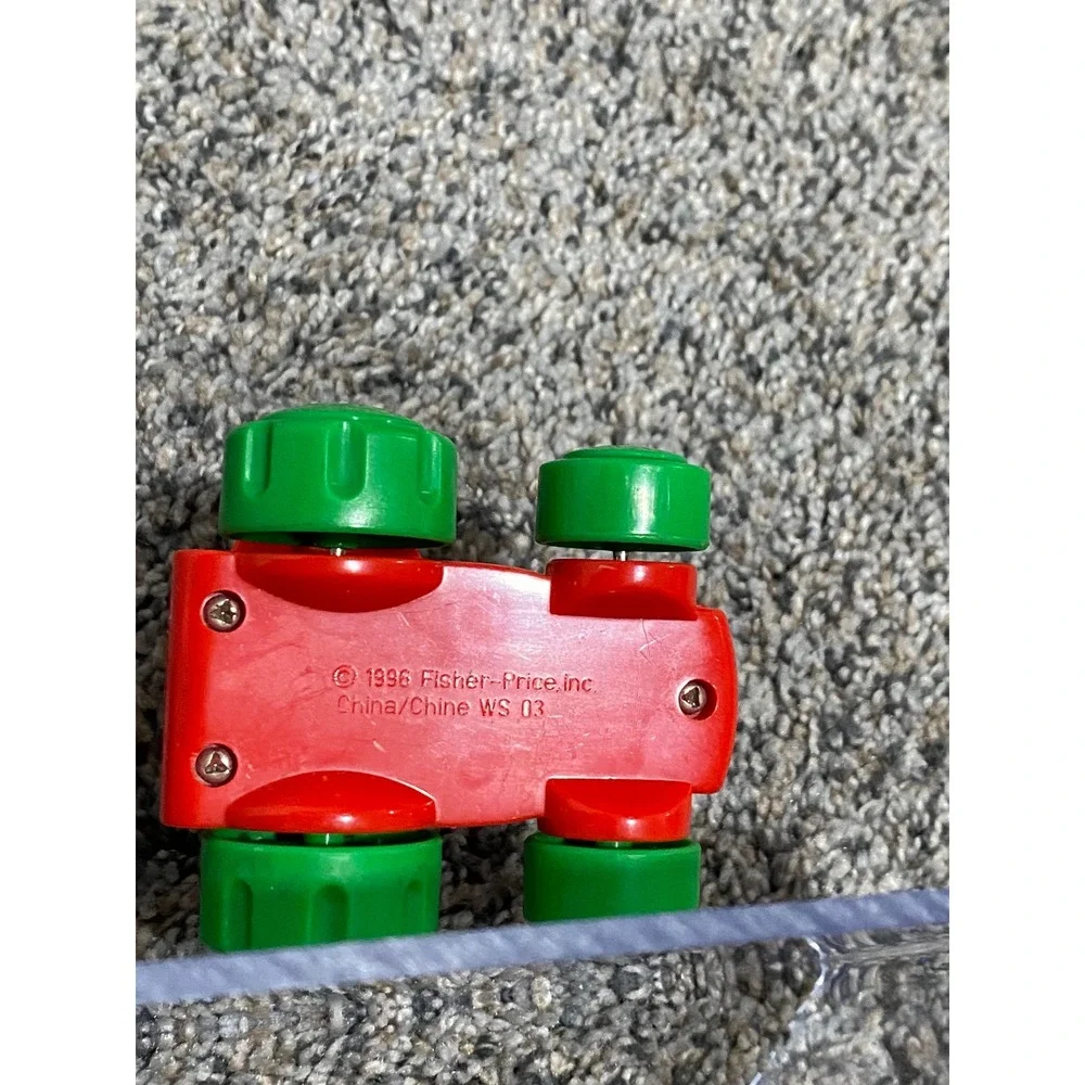 Tractor Toy Fisher-Price Toddler Red Excellent Vintage 1996 Farm One Size